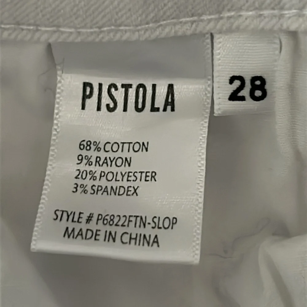 Pistola Jennifer Oslo White High Waisted Skinny Jeans size 28